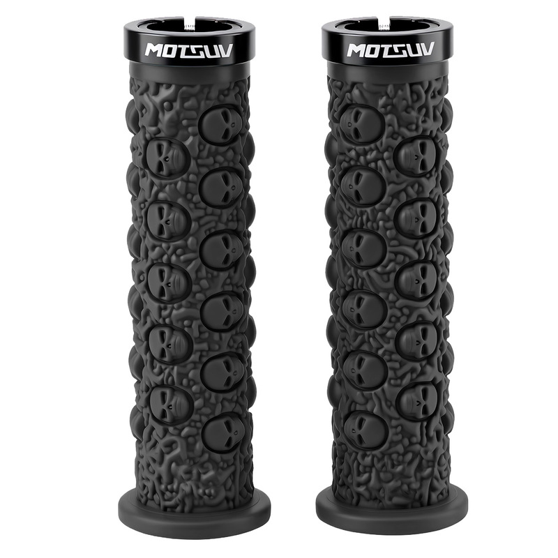 Bicycle Handlebar Grips, Skull - Cycling Gear And Accessories ulasan dan harga