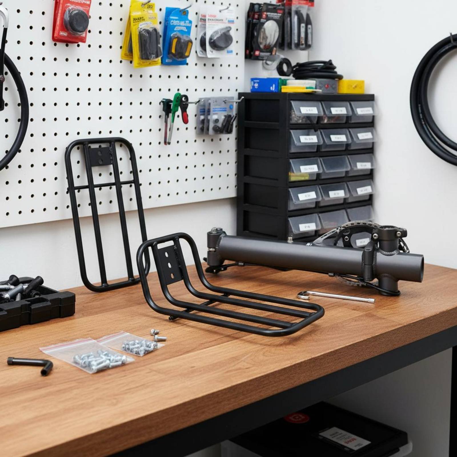 Folding Bike Front Luggage Rac - Bike Cargo Rack ulasan dan harga