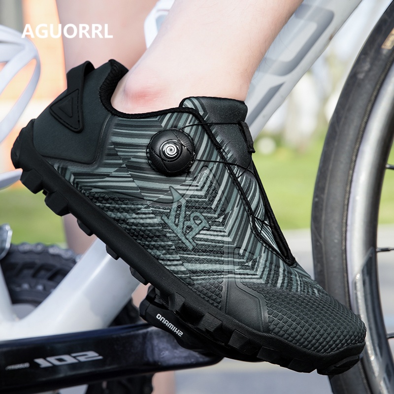 Professional Road Lock Cycling - Clipless Mtb Shoes ulasan dan harga