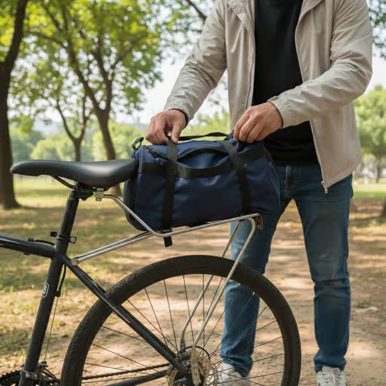 Bike Rear Rack Easy Installati - Bike Cargo Rack ulasan dan harga